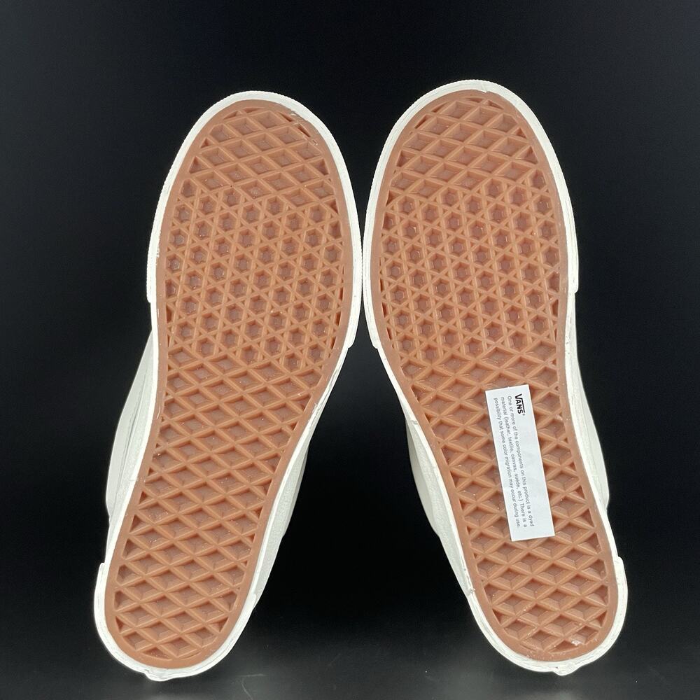 Vans Knu Skool Women’s Size 7 White Suede Casual Platform Sneaker Skate Shoe NEW - Picture 4 of 9